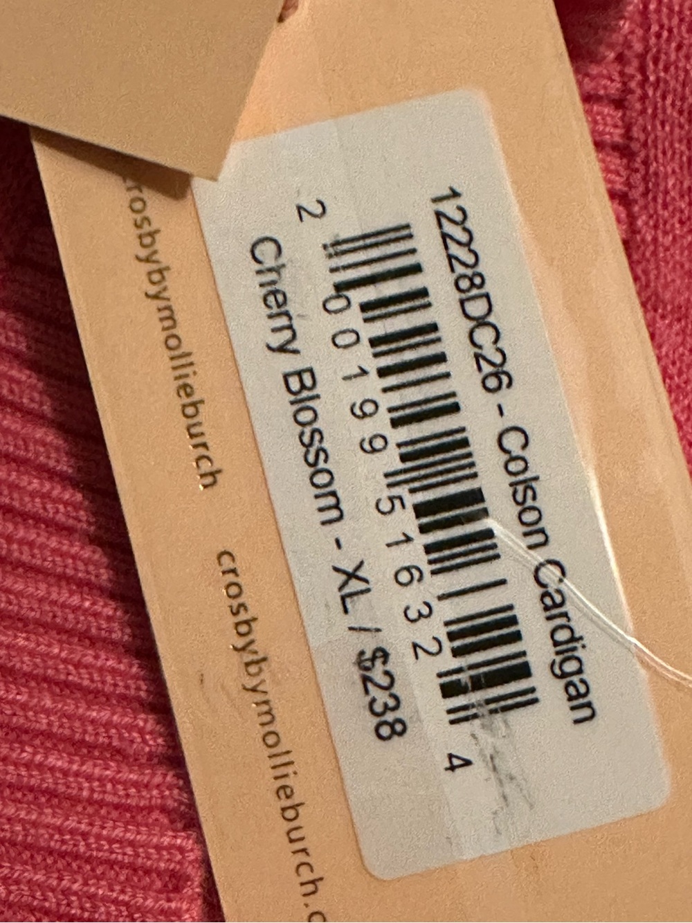 CROSBY by Mollie Burch Floral Embroidered Neckline Button cardigan - Picture 15 of 16